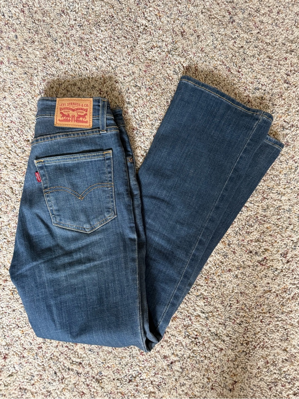 Levi's Women's Dark Blue Boot-Cut Jeans